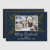 Russe photo de famille Joyeuse carte magnétique de (Devant / Derrière)