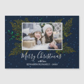 Russe photo de famille Joyeuse carte magnétique de (Devant)