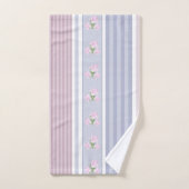 Russe, rayé, patchwork (Serviette à main)