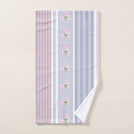 Russe, rayé, patchwork (Serviette à main)