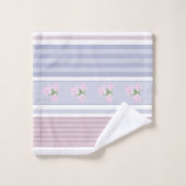 Russe, rayé, patchwork (Gant de toilette)