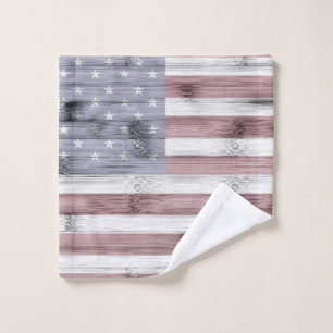 Russe Rouge Blanc Bleu Bois américain drapeau Amér