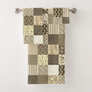 Russe Vintage Beige Patchwork Motif