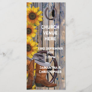 Russe western cowboy thème église programme de mar