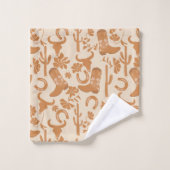 Russe Western Earth Tone Country Cowboy Bottes (Gant de toilette)