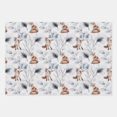 Russe Woodland Fox Feuilles d'hiver (Devant 3)