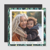 Russe Woodland - Magnet photo de Noël (Devant / Derrière)