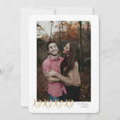 Russe XOXO Hugs & Kisses Valentine Carte photo (Devant)