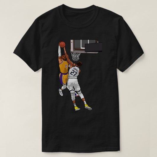 Russel Westbrook Dunk sur la T-shirt classique Gob (Design devant)