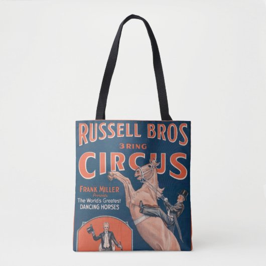  Russell Brothers Circus Poster. Draagtas (Voorkant)