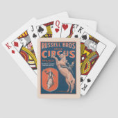 Russell Brothers Circus Poster. Pokerkaarten (Achterkant)
