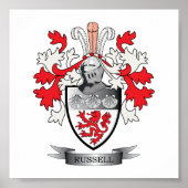 Russell Coat of Arms Poster (Voorkant)