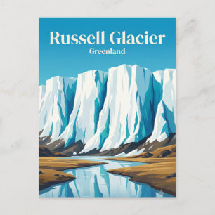 Russell-gletsjer Groenland Briefkaart