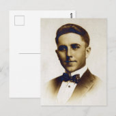 Russell Leonard Swigert 1917 portret Briefkaart (Voorkant / Achterkant)