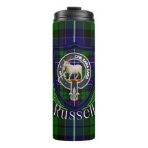 Russell Schotse Clan Tartan & Wapen