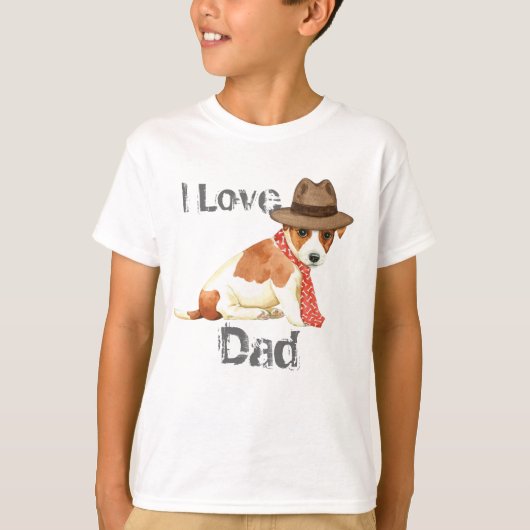 Russell Terrier Dad T-shirt (Voorkant)