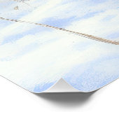 Russell Terrier Laat het sneeuwen Kerstmis Perfect Poster (Hoek)