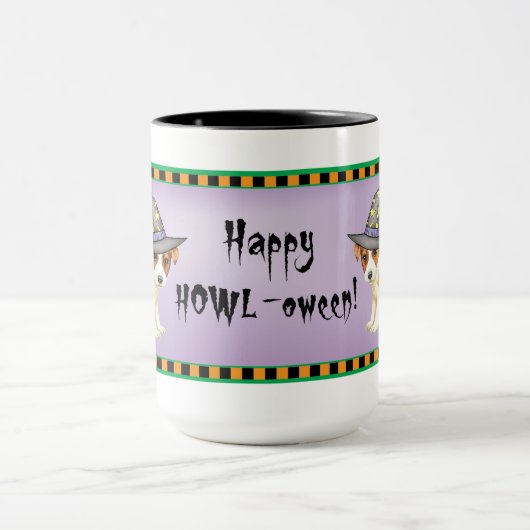 Russell Terrier Witch Mug (Centre)