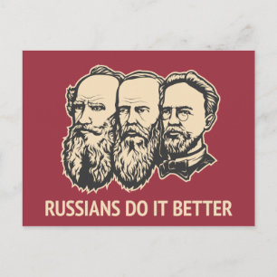 Russen doen het beter briefkaart