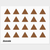 Russet Brown Triangle Sticker (Vel)