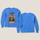 Russian Blue Arlequin Cat (Motif recto et verso)