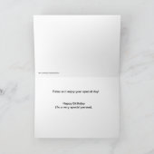 Russian Blue Birthday Kaart beroemd gemaakt door F (Binnen)