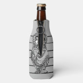Russian Doll Grey Bottle Cooler (Fles Achterkant)
