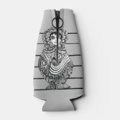 Russian Doll Grey Bottle Cooler (Achterkant)