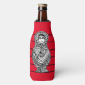 Russian Doll Red Bottle Cooler (Fles Voorkant)