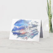 Russian I Love You Card, Two Hearts Kaart (Achterkant)