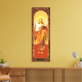 Russian Icon Archangel Gabriel  Wrapped Canvas Afdruk (Insitu (Woonkamer))