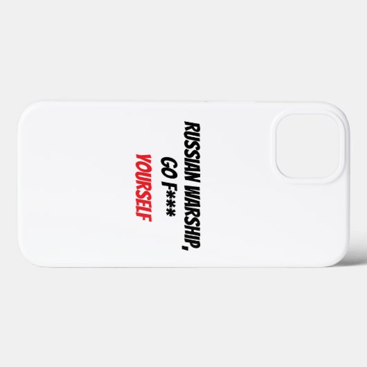 Russian Warship, go f** yourself Case-Mate iPhone Case (Achterkant (horizontaal))