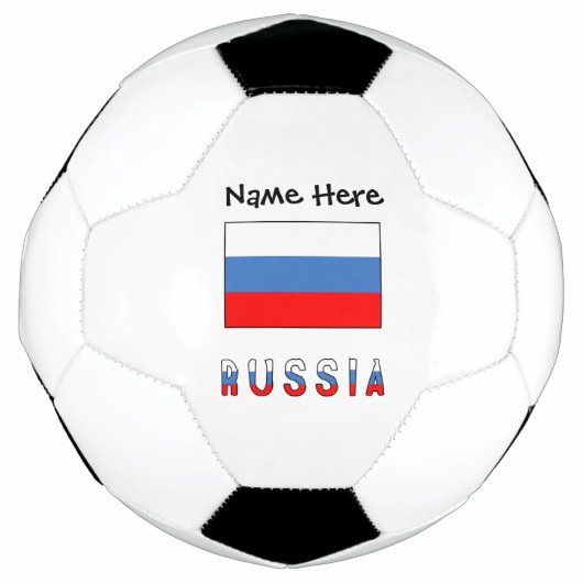 Russie Drapeau Russe Noir Personnalisation (Devant)