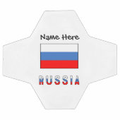 Russie Drapeau russe Personnalisation noire (Plat)