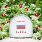 Russie Drapeau Russe Rouge Personnalisé (Noël)