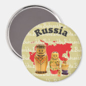 Russie - Magnet russe (Recto/Verso)