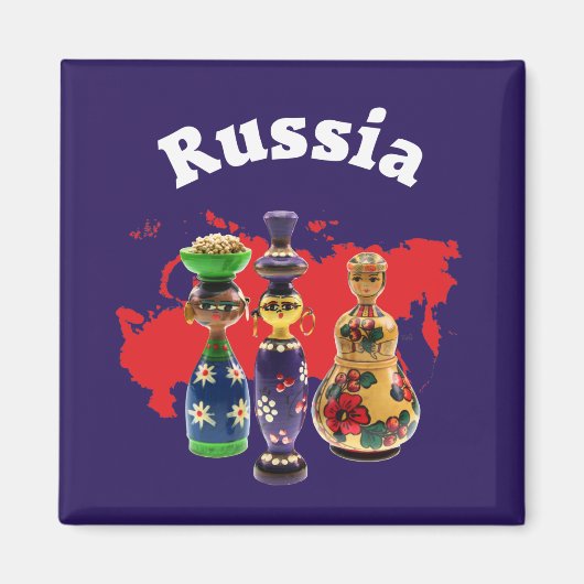 Russie - Magnet russe (Devant)