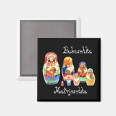 Russie - Magnet russe (Recto/Verso)