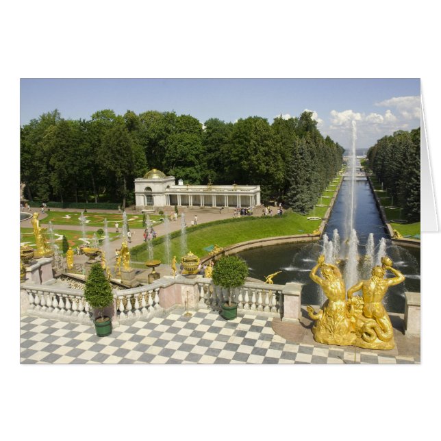 Russie. Petrodvorets. Palais Peterhof. Pierre le (Devant horizontal)