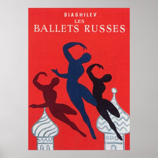 Russisch Ballet  Dance Poster (Voorkant)