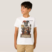 Russisch Blau Arlequin Kat T-shirt (Voorkant volledig)