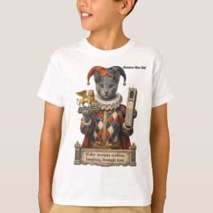 Russisch Blau Arlequin Kat T-shirt