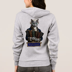 Russisch Blau Immanuel Kant Kat Hoodie