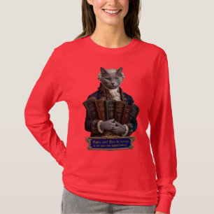 Russisch Blau Immanuel Kant Kat T-shirt