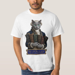 Russisch Blau Immanuel Kant Kat T-shirt
