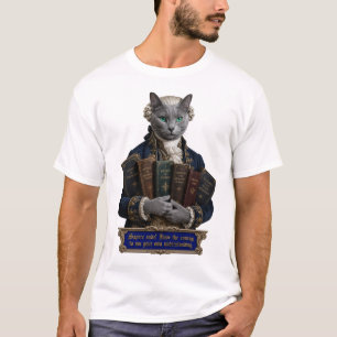 Russisch Blau Immanuel Kant Kat T-shirt