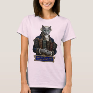 Russisch Blau Immanuel Kant Kat T-shirt