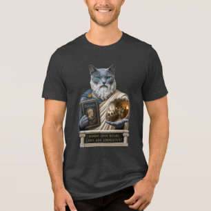Russisch Blau Plato Kat Tri-Blend Shirt