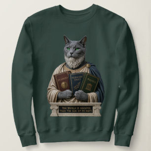 Russisch Blauw Aristoteles Kat Trui