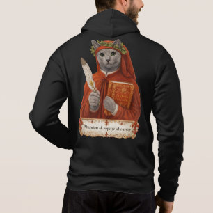 Russisch Blauw Dante Alighieri Kat Hoodie